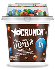 YoCrunch Vanilla Lowfat Yogurt with M&M's