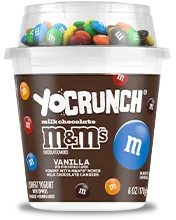 YoCrunch Vanilla Lowfat Yogurt with M&M's