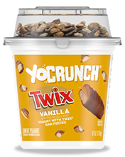 YoCrunch Vanilla Lowfat Yogurt with Twix Pieces