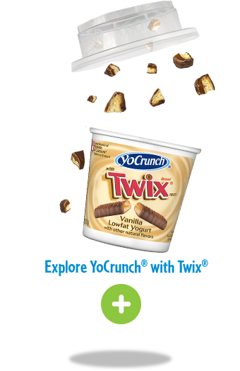 YoCrunch Vanilla Lowfat Yogurt with Twix Topping
