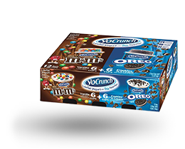 YoCrunch Vanilla Lowfat Yogurt with M&M's & Oreo Pieces Variety 12 Pack