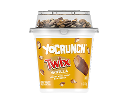 YoCrunch Vanilla Lowfat Yogurt with Twix Pieces