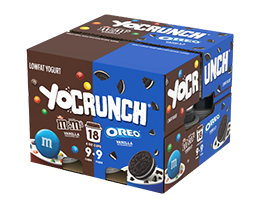 YoCrunch Vanilla Lowfat Yogurt with M&M's & Oreo Pieces Variety 18 Pack