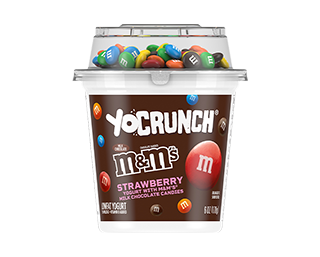 YoCrunch Strawberry Lowfat Yogurt with M&M's