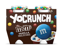 YoCrunch Vanilla Lowfat Yogurt with M&M's Pieces 4 Pack