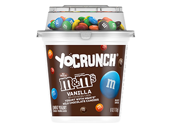 YoCrunch Vanilla Lowfat Yogurt with M&M's