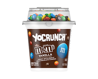 YoCrunch Vanilla Lowfat Yogurt with M&M's