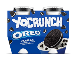 YoCrunch Vanilla Lowfat Yogurt with Oreo Pieces 4 Pack