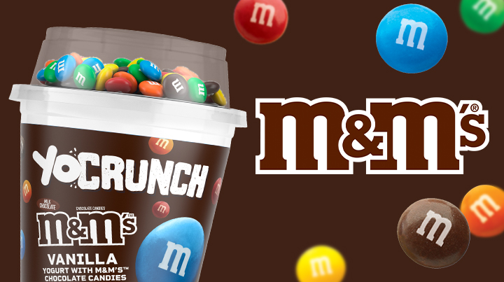 YoCrunch Vanilla Lowfat Yogurt with M&M's