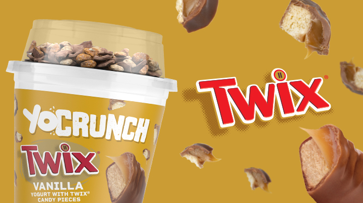 YoCrunch Vanilla Lowfat Yogurt with Twix Pieces