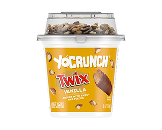 YoCrunch Vanilla Lowfat Yogurt with Twix Pieces